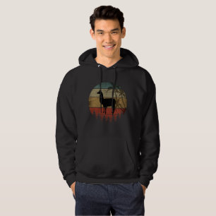 VINTAGE RETRO LLAMA HOODIE