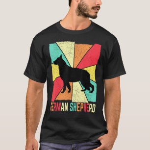 Vintage Retro Love Best German Shepherd Dog Owner  T-Shirt