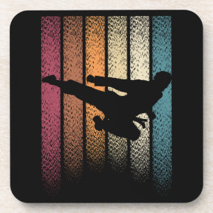 Vintage Retro Martial Arts Coaster