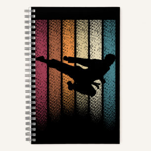 Vintage Retro Martial Arts Notebook
