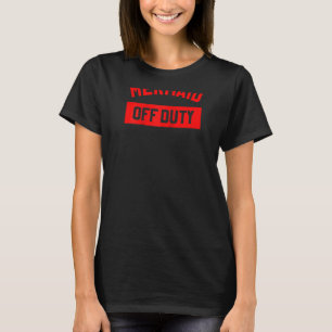 Vintage Retro Mermaid Off Duty Beach Tropical Vaca T-Shirt