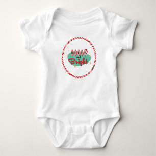 Vintage/Retro Merry & Bright Baby Bodysuit