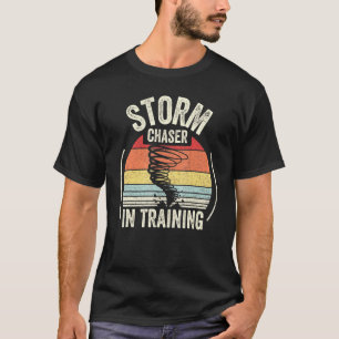 Vintage Retro Meteorologist Storm Chasing Weather T-Shirt