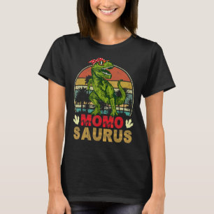 Vintage Retro Momosaurus Dinosaur Trex T-Shirt