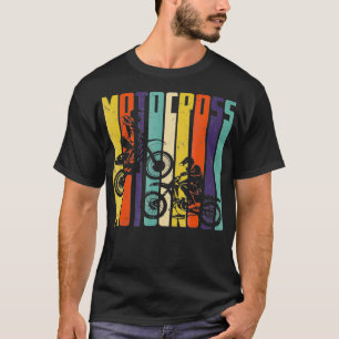 Vintage Retro Motocross Mens Motocross T-Shirt