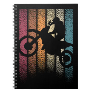 Vintage Retro Motocross Notebook