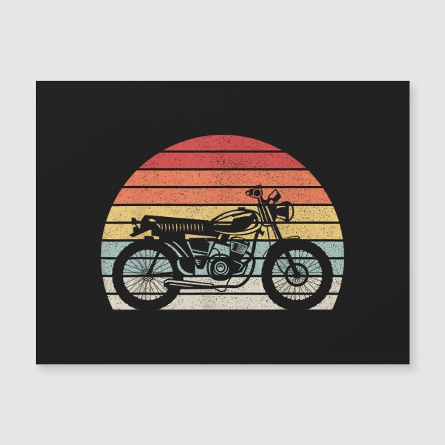 Vintage Retro Motorcycle (Front)