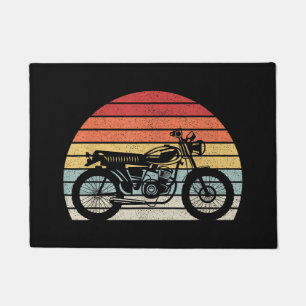 Vintage Retro Motorcycle Doormat