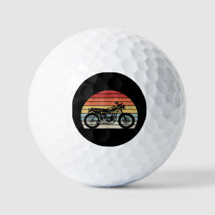Vintage Retro Motorcycle Golf Balls