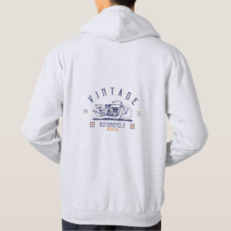 vintage retro motorcycle hoodie