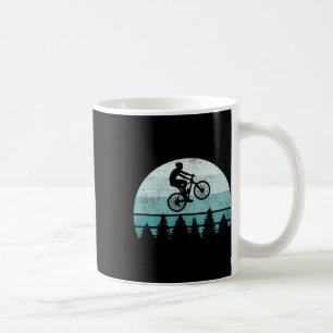 Vintage Retro Mountain Bike Biking Blue Sunset  Coffee Mug
