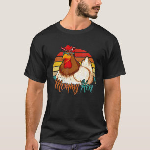 Vintage Retro Mummy Hen Chicken Mother's Day T-Shirt