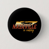 Vintage Retro Nashville Tennessee USA City Map