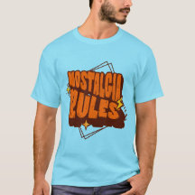 Vintage Retro Nostalgia Rules T-shirt