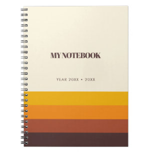 Vintage retro notebook
