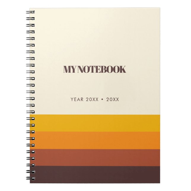 Vintage retro notebook (Front)