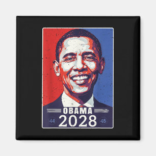 Vintage Retro Obama 2028 48th President America Me Magnet