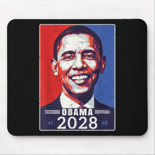 Vintage Retro Obama 2028 48th President America Me Mouse Pad