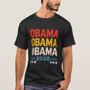 Vintage Retro Obama For President 2028 T-Shirt