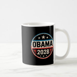 Vintage Retro Obama For President 2028 Tee  Coffee Mug