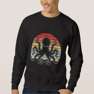 Vintage Retro Octopus Kraken Ocean Sweatshirt