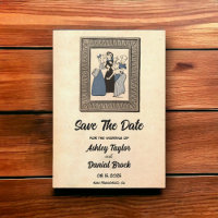 Vintage Retro Old 50s Rustic Wedding Save the Date