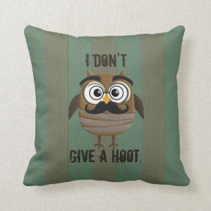Vintage Retro Owl Cushion