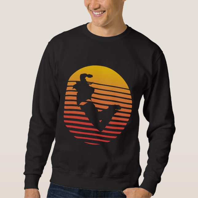 Vintage Retro Parkour, runner jumper Sweatshirt (Front)