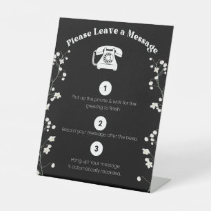 Vintage Retro Phone Audio Guest Book Sign