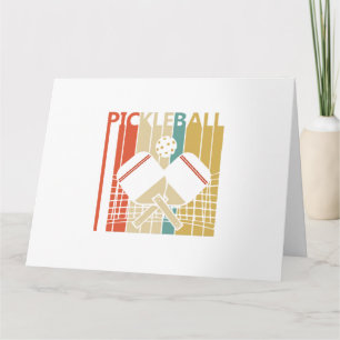 Vintage Retro Pickleball  Card