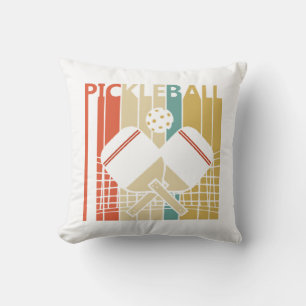 Vintage Retro Pickleball  Cushion