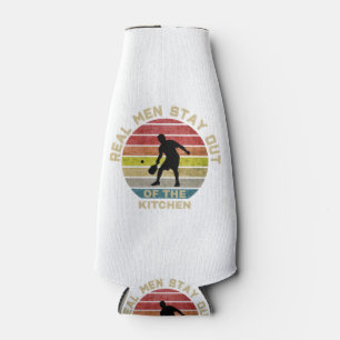 Vintage Retro Pickleball Funny Bottle Cooler