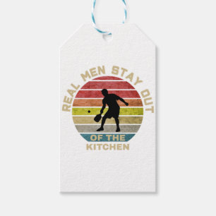 Vintage Retro Pickleball Funny Gift Tags