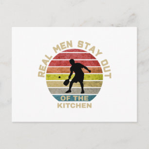 Vintage Retro Pickleball Funny Postcard