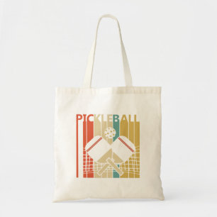 Vintage Retro Pickleball Tote Bag
