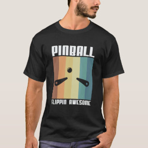 Vintage Retro Pinball Flippin Awesome Pinball Mach T-Shirt