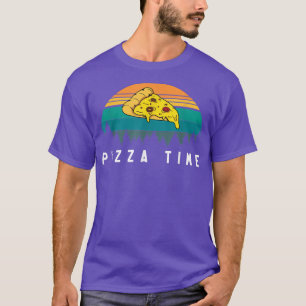 Vintage Retro Pizza Time 34625807 T-Shirt