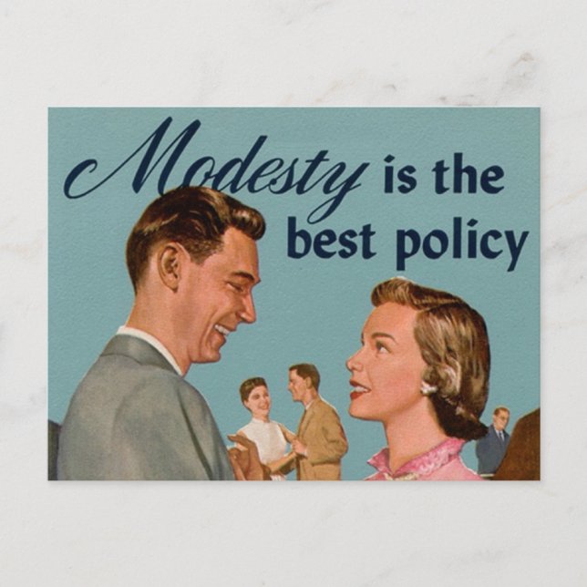 Vintage Retro Postcard (Front)