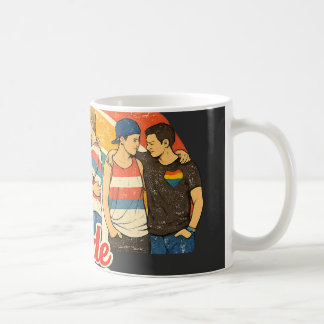 Vintage Retro Pride Month LGBTQ Celebration Coffee Mug