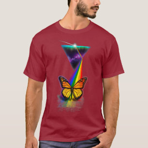 Vintage Retro Prism Butterfly T-Shirt