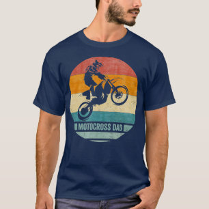 Vintage Retro Proud Motocross Dirt Bike Dad T-Shirt