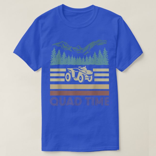 Vintage Retro Quad Time 1408 T-Shirt (Design Front)