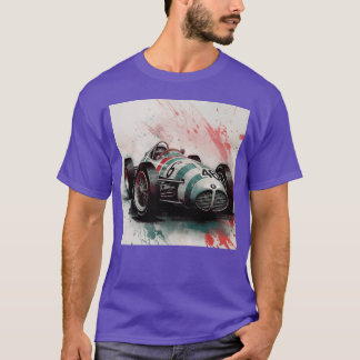 Vintage retro race car funny vintage family T-Shirt