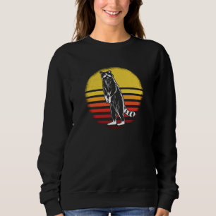 Vintage Retro Racoon Sweatshirt