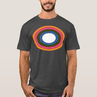 Vintage Retro Rainbow Ellipse T-Shirt