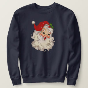 Vintage Retro Red Santa Unisex Sweatshirt