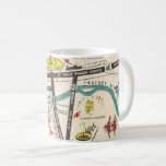 Vintage Retro Reno Nevada Mug<br><div class="desc">Very cool old postcard map of Reno Nevada area repurposed on a mug or glassware.</div>