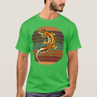 Vintage Retro Reptile Gecko T-Shirt