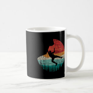 Vintage Retro Rock Climber And Rock Climbing Coffee Mug