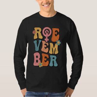 Vintage Retro Roevember November Feminist Women's T-Shirt